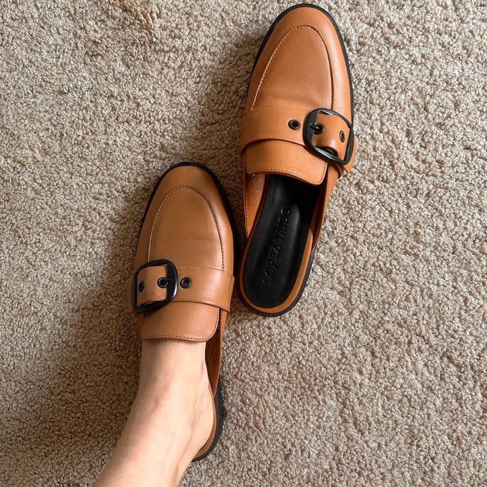 Lopez Taibo women’s leather loafers sandals - Picture 6 of 6